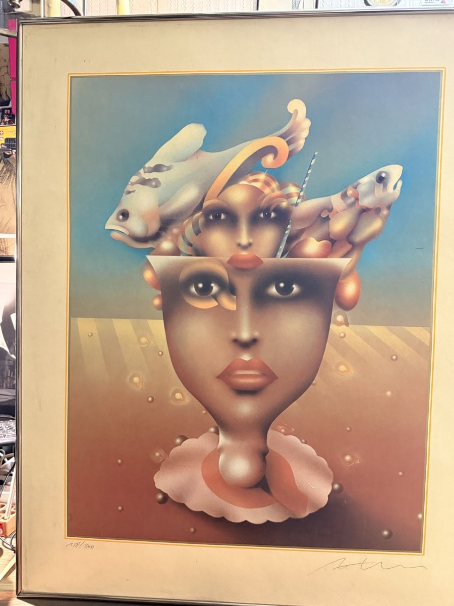 Grafica & Litografie: Surrealistische Lithographie – Usato da Solothurn venduto da NUVICO 1