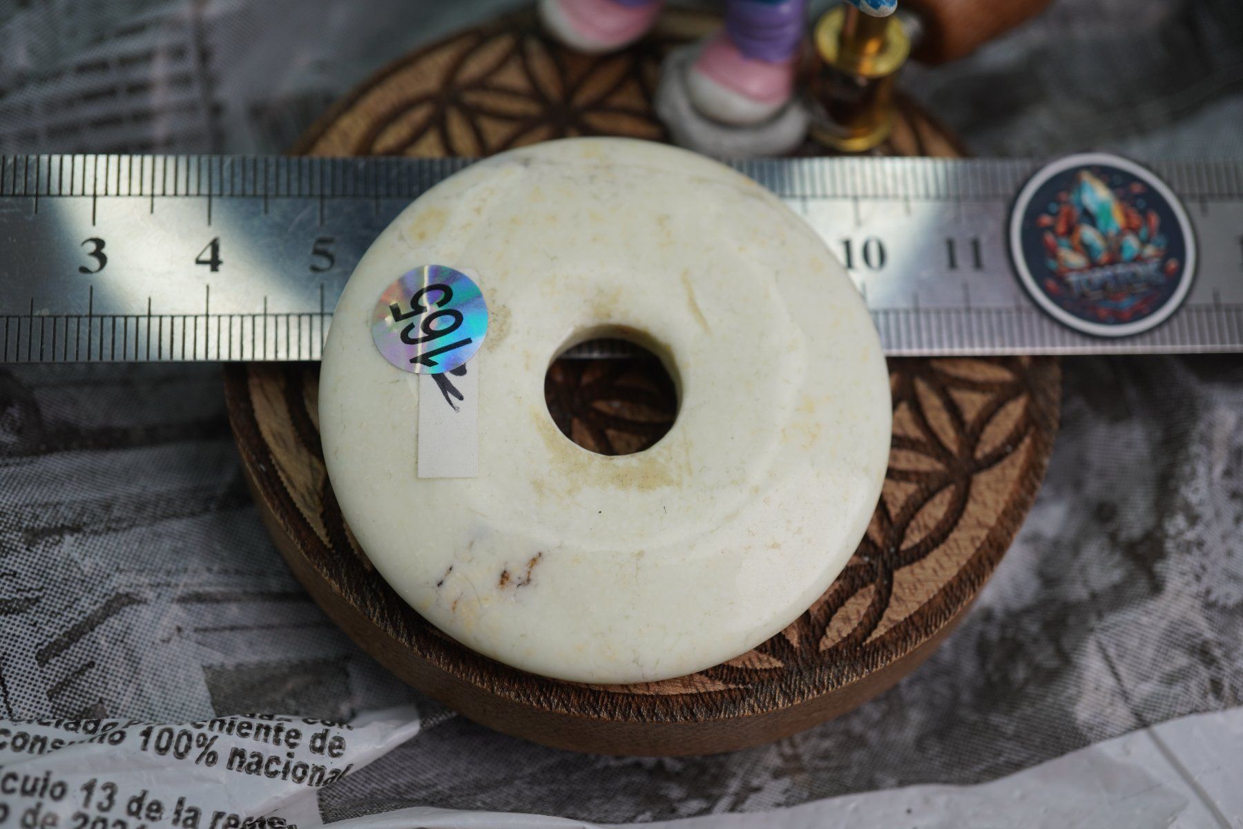 Minerali & Pietre curative: Chrysopras     Pi  Scheibe  ca50mm    ab  1.-     Räumung – Nuovo e nell'imballaggio originale da Eschenbach SG venduto da topstone