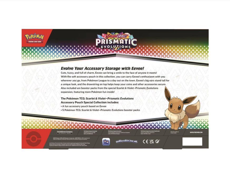 Pokémon Carte collezionabili: Prismatic Evolutions Accessory Pouch Special Collection - EN – Nuovo e nell'imballaggio originale da Untervaz venduto da TCG-Hero 3