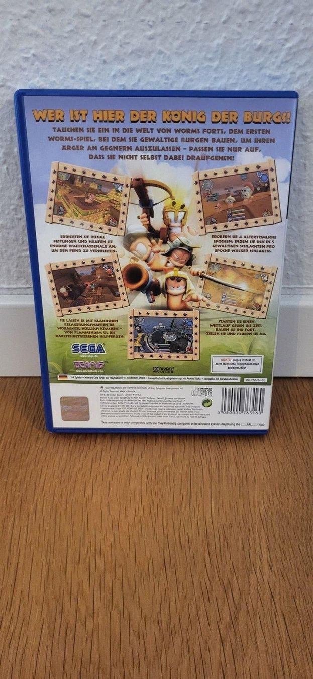 Sony Spiele: PS2 - Worms Forts Unter Belagerung – Gebraucht aus Münsingen von Heroism2010 1