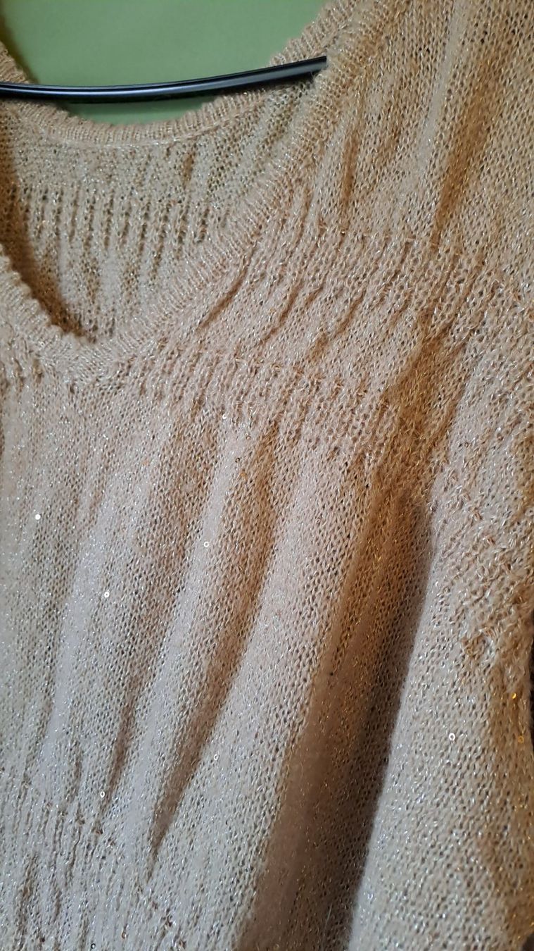 Maglioni & Felpe: Pull ample beige-rose JUBYLEE super look  taille S-M – Usato da Delémont venduto da nan_8by9 1