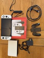 Nintendo Switch OLED Konsole weiss+Zubehör originalverpackt
