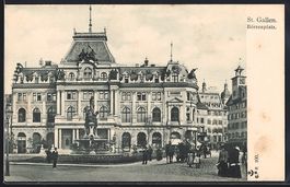 AK St. Gallen, Denkmal am Börsenplatz