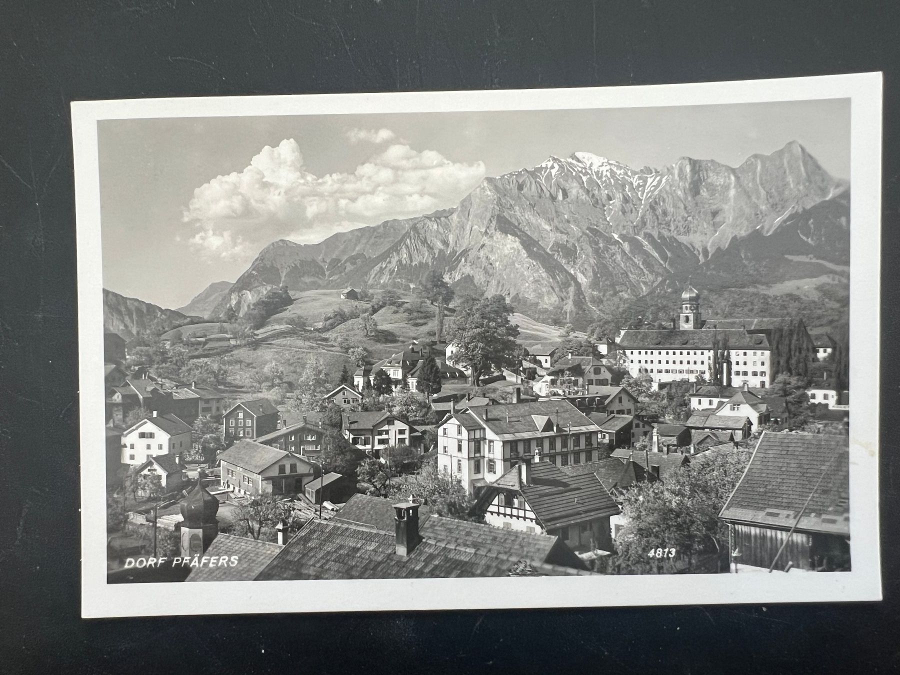 Cartoline postali: Pfäfers Dorf 1932 Ansichtskarte (V267) – Usato da Hinwil venduto da Sidi4