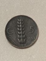 Italien 5 Centesimi Münze, 1927, Vittorio Emanuele III
