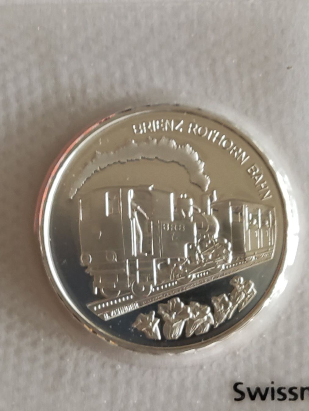 Tutti le monete: 20 Fr Silber Brienz Rothorn Bahn  2009 / neu – Nuovo e nell'imballaggio originale da Laufen venduto da Sunjupite7 1