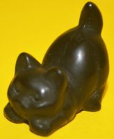 Deko – Heilsteine F-510 – Katze – Obsidian – 3x3cm