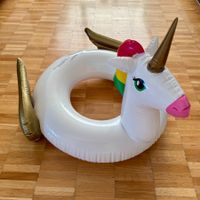 Aufblasbarer Einhorn Schwimmring mit Flügeln – TOP