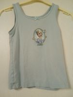 Unterhemd Disney Grösse 110/116 Mädchen Elsa blau