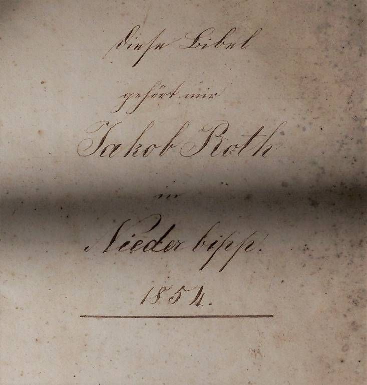 Livres: Antike Bibel von 1850 – D'occasion à Rheineck par han_c85z 4