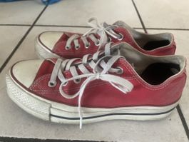 Rote Converse All Stars, Gr. 38, Lässiger Vintage Look!