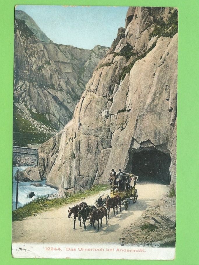 Cartes postales: Das Urnerloch bei Andermatt – D'occasion à Zürich par t24_de