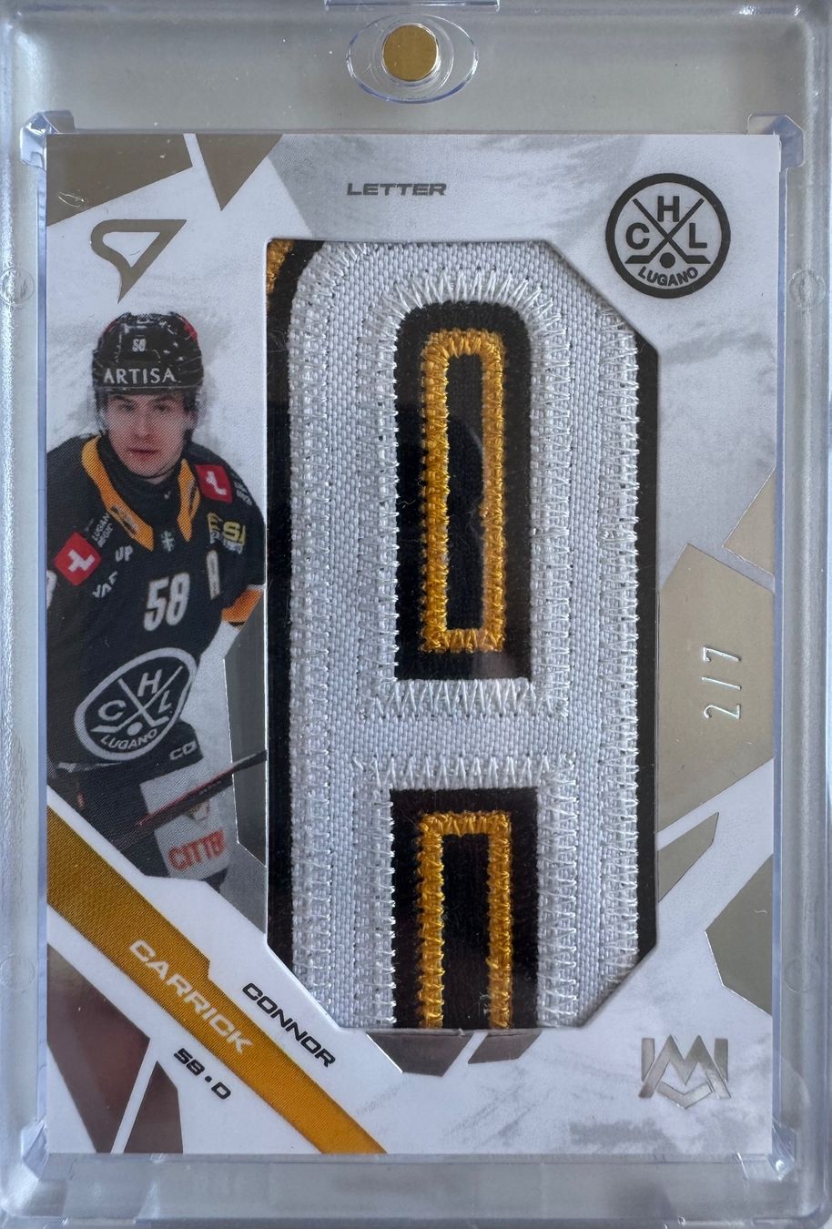 Sportzoo Carte collezionabili: SportZoo Connor Carrick patch /7 – Usato da Cham venduto da mcbTCG