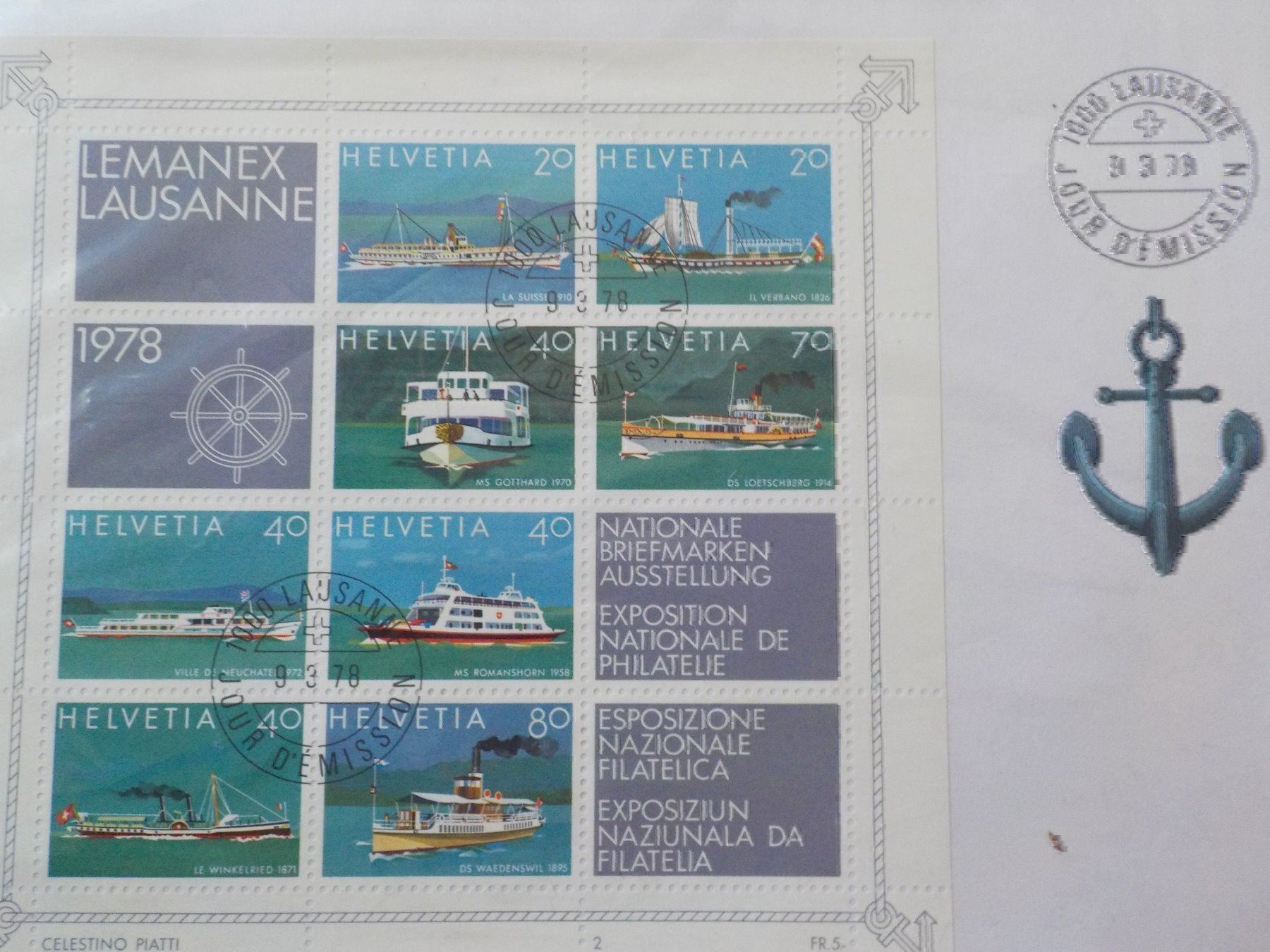 Tutti i francobolli: 1978. FDC, NABA, Block – Nuovo e nell'imballaggio originale da Muri b. Bern venduto da Ricardoverkauf