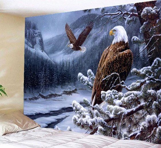 Foto & Immagini: Wandbehang Adler 150x100cm – Nuovo e nell'imballaggio originale da Walenstadt venduto da SchnaeppchenRabe