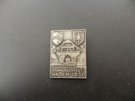 Altes Abzeichen Emmental Hornusserfest Wasen 1938