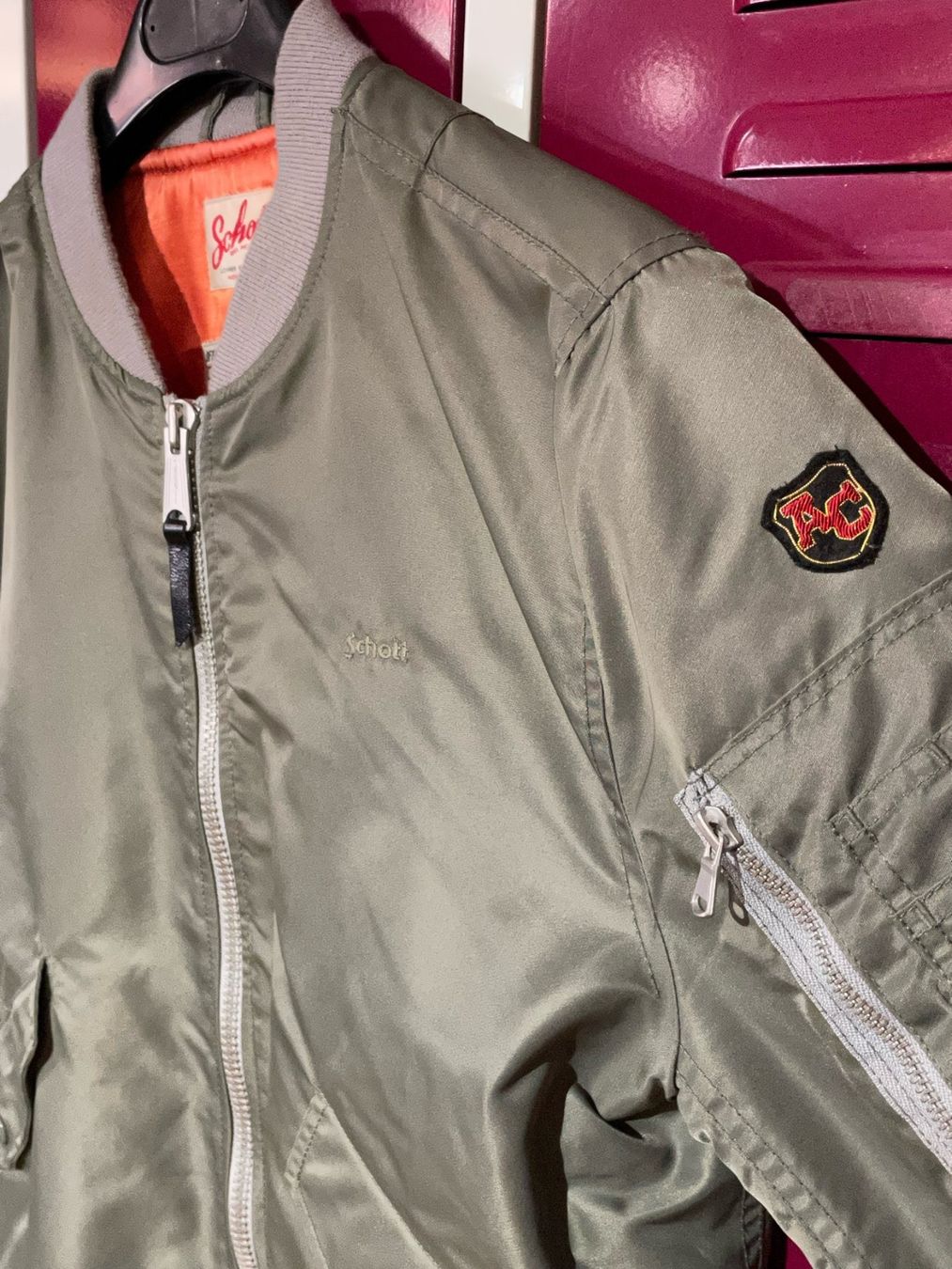 Schlafsäcke: SCHOTT N.Y.C BOMBER JACKET SZ: M – Gebraucht aus Cortaillod von Stay_Alive_vintage 2