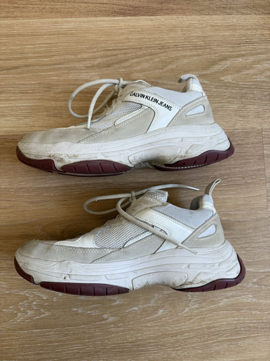 Calvin Klein Scarpe da donna: Baskets blanc/beige Calvin Klein, p.39 – Usato da Tavannes venduto da Thriftshop 3