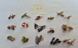 44  Verschiedene Nassfliegen Trockenfliegen und Nymphen