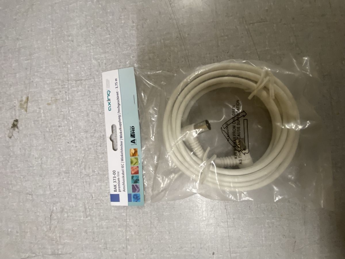 Cavi: 12x Axing Kabel, 3.75 m, Winkelstecker – Nuovo e nell'imballaggio originale da Grossdietwil venduto da mahsoumi