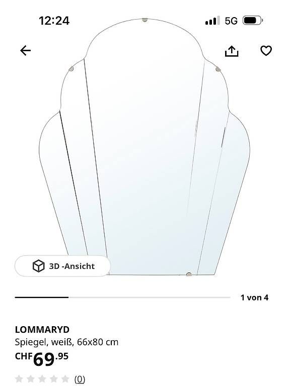 Specchi: Spiegel Ikea Lommaryd – Usato da Niederhasli venduto da des_f82m 1