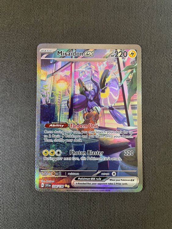 Pokemon Miraidon ex (244/198) Alt art Kaufen auf Ricardo
