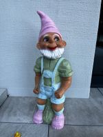 Gartenzwerg Huschglück Angler Kunststoff / 80cm
