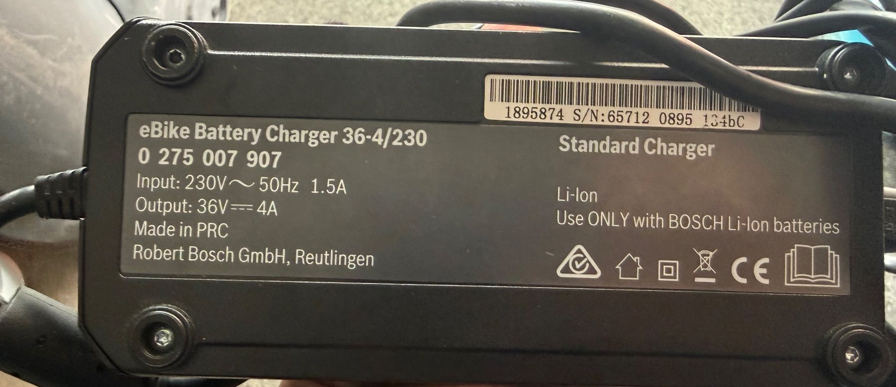 Bosch Caricabatterie: Bosch ladegerät 36v 4A – Usato da Oberentfelden venduto da lam_vj88 2