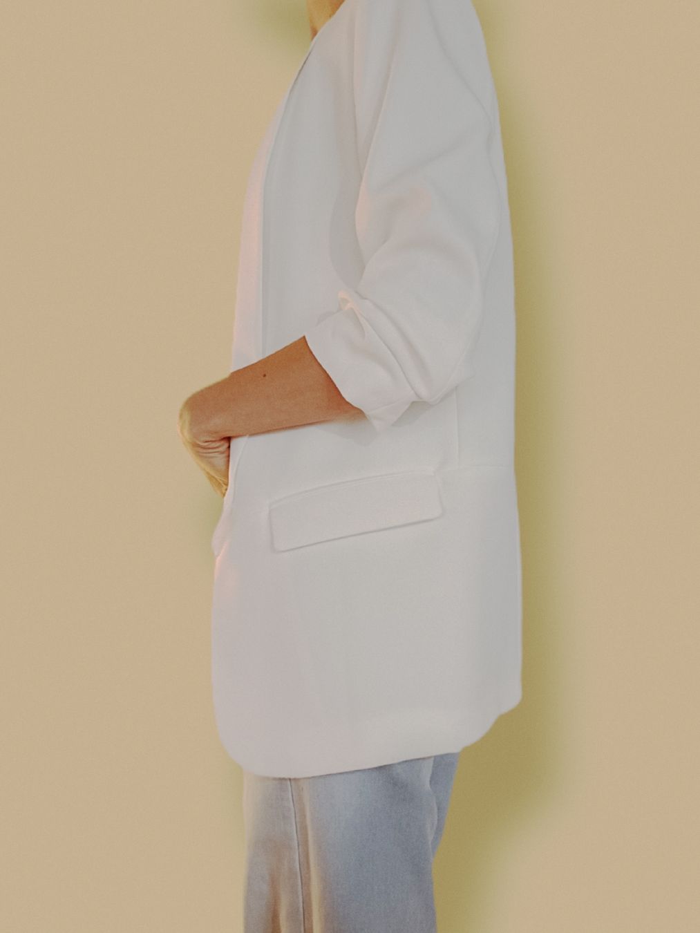 Zara Giacche: Weisser Blazer von Zara, Grösse S – Usato da Boswil venduto da mue_6psc 1