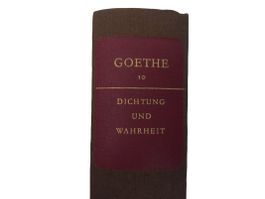GOETHE DICHTUNG UND WAHRHEIT Band 10