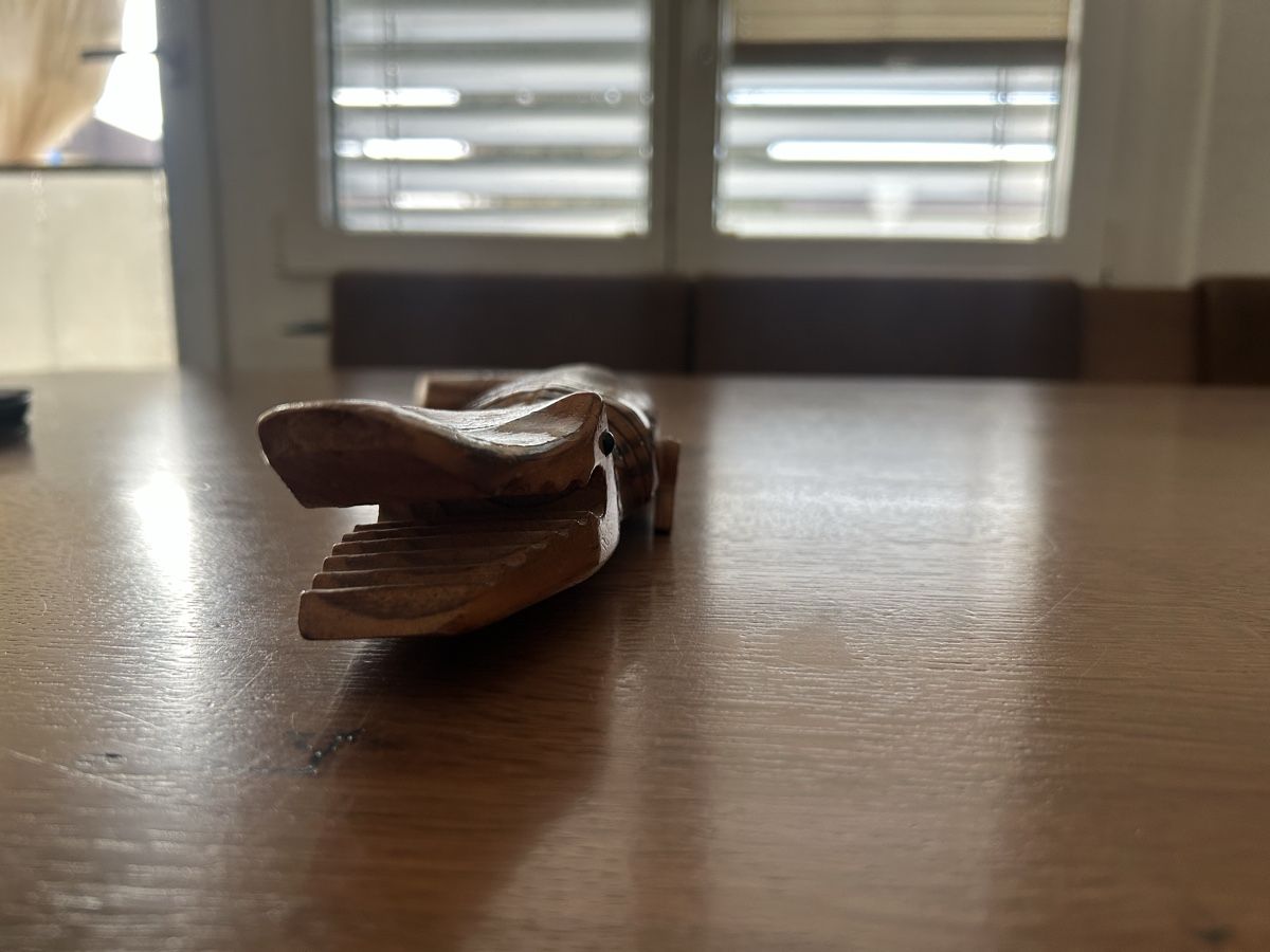 Statuette: Holz Krokodil Deko, Handarbeit – Usato da Rothenburg venduto da Sandro12345678 1