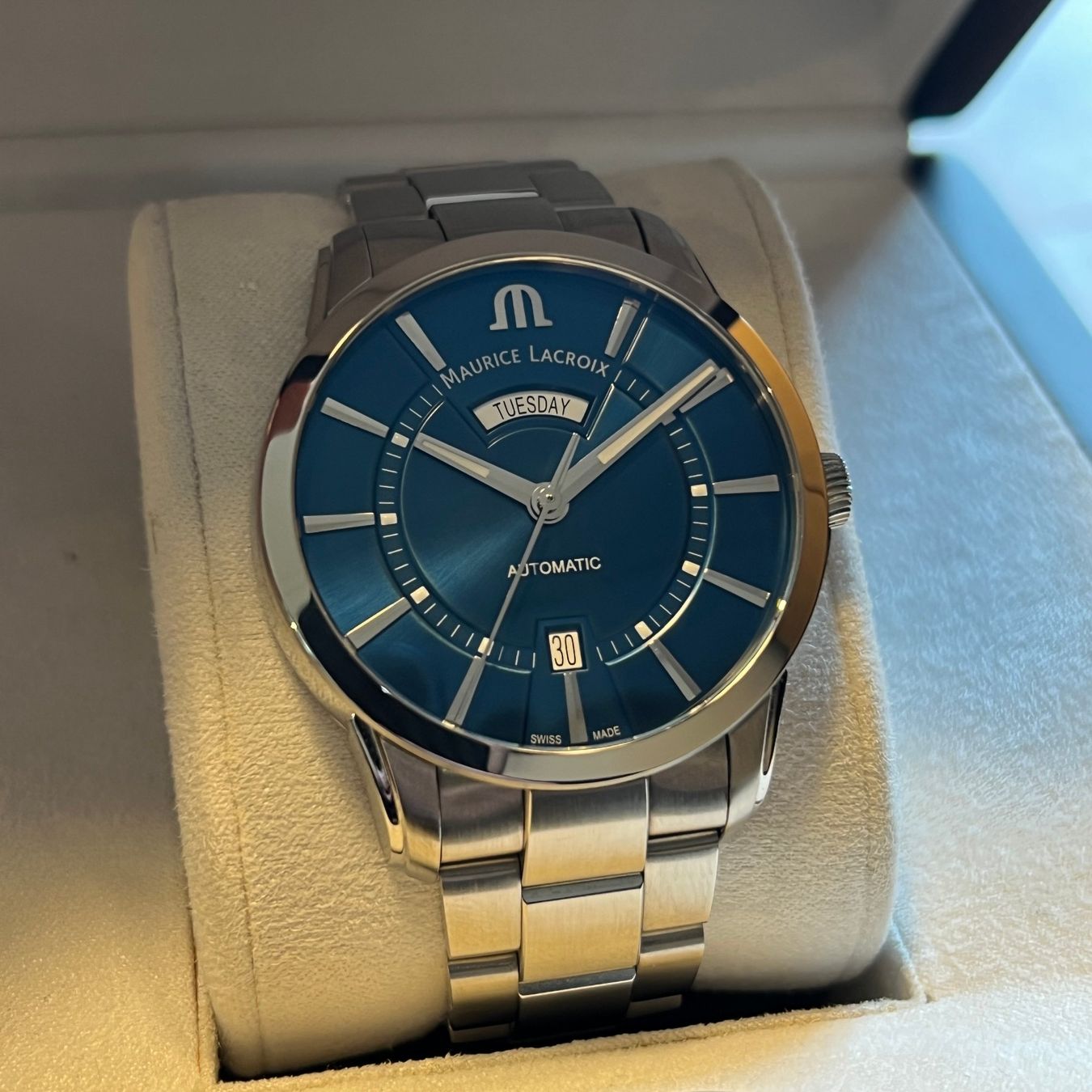 Maurice Lacroix Uhren: FLASH SALE Maurice Lacroix Pontos Day-Date PT6358 – Gebraucht aus Carouge GE von Watchaser 1