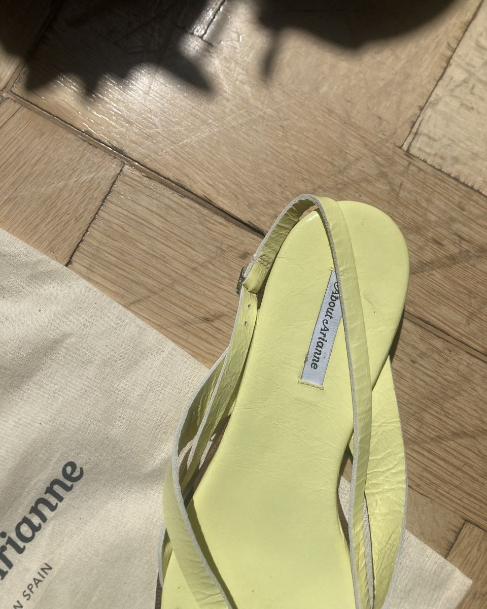 Scarpe da donna: About Arianne Zitronengelbe Sandale  – Usato da Zürich venduto da lil_tqy8 1