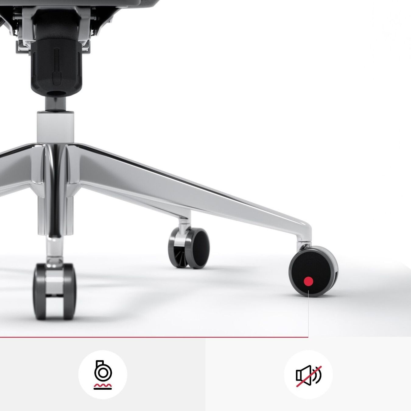 Sedie: Ergonomischer Schreibtischstuhl Diablo V-Basic Schwarz-Grau – Nuovo e nell'imballaggio originale da Wallenwil venduto da toesstal-vertrieb 9