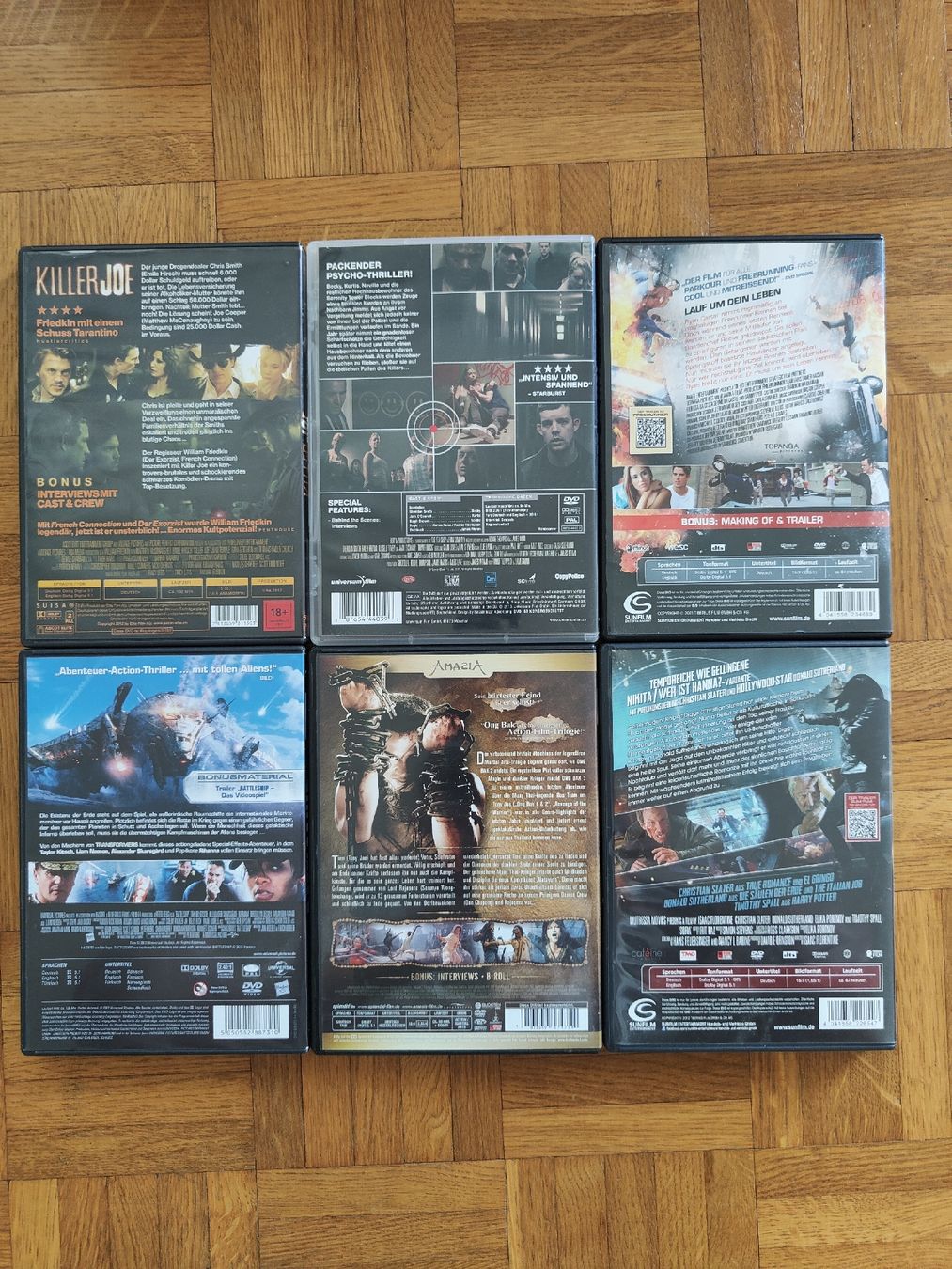 Tous les DVDs: 6 DVDs Action Thriller Bundle – D'occasion à Jona par Simon7 1