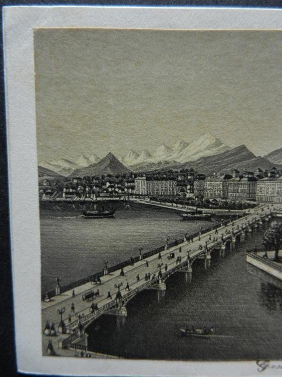 Stiche: Genève Genf carte de visite – Gebraucht aus Risch von Rischli15 3