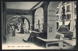 AK Bern, Unter den Lauben, ED. Rüetschi