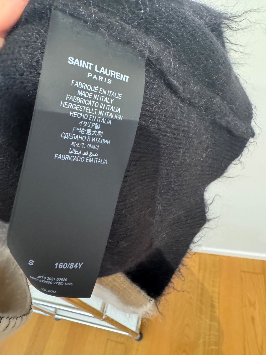 Saint Laurent Maglioni & Felpe: SAINT LAURENT PULLOVER BLACK & CREME – Nuovo (secondo la descrizione) da Schwyz venduto da bofb 2