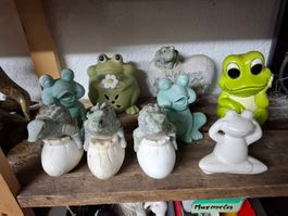 Fröschli-Deko-Set für den Frühlingsgarten! 🐸🍀