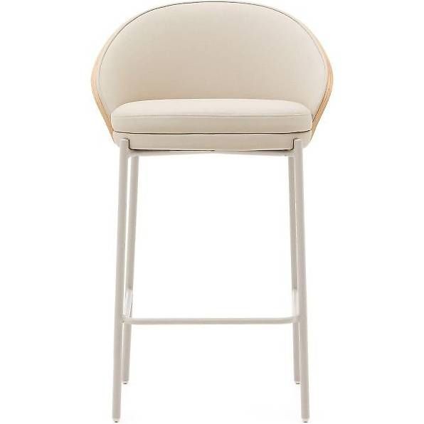Kave Home Sgabelli: Kave Home Barhocker Eamy Kunstleder beige Eschenfurnier – Usato da Zollikofen venduto da uniqueroom 2