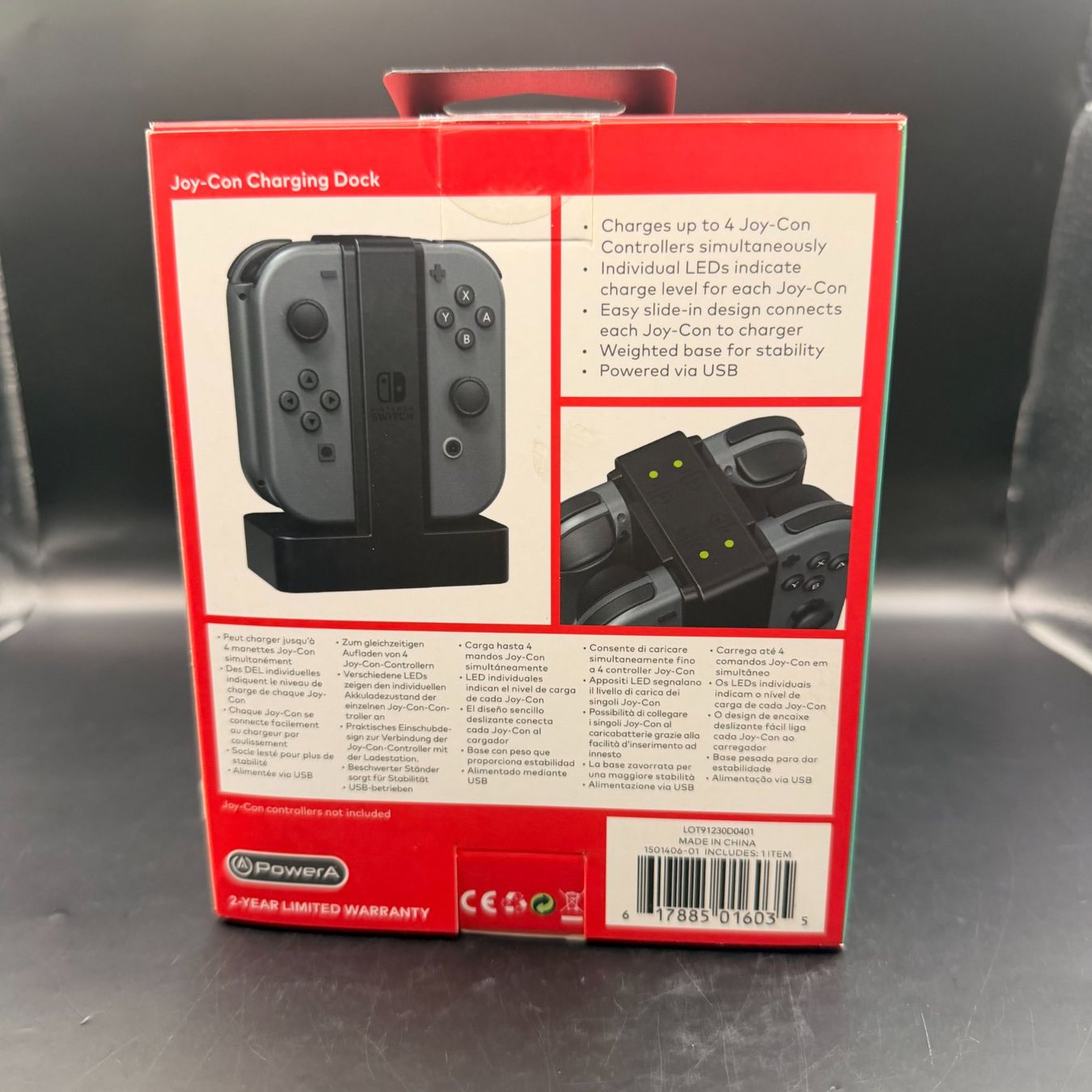 Nintendo Adattatori & Cavi: Nintendo Switch Ladestation für Joy-Con – Nuovo e nell'imballaggio originale da Düdingen venduto da Nerdworld 1