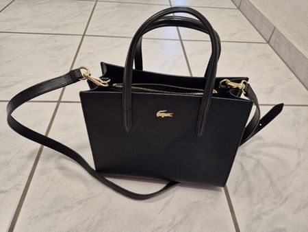 Lacoste Lederhandtasche