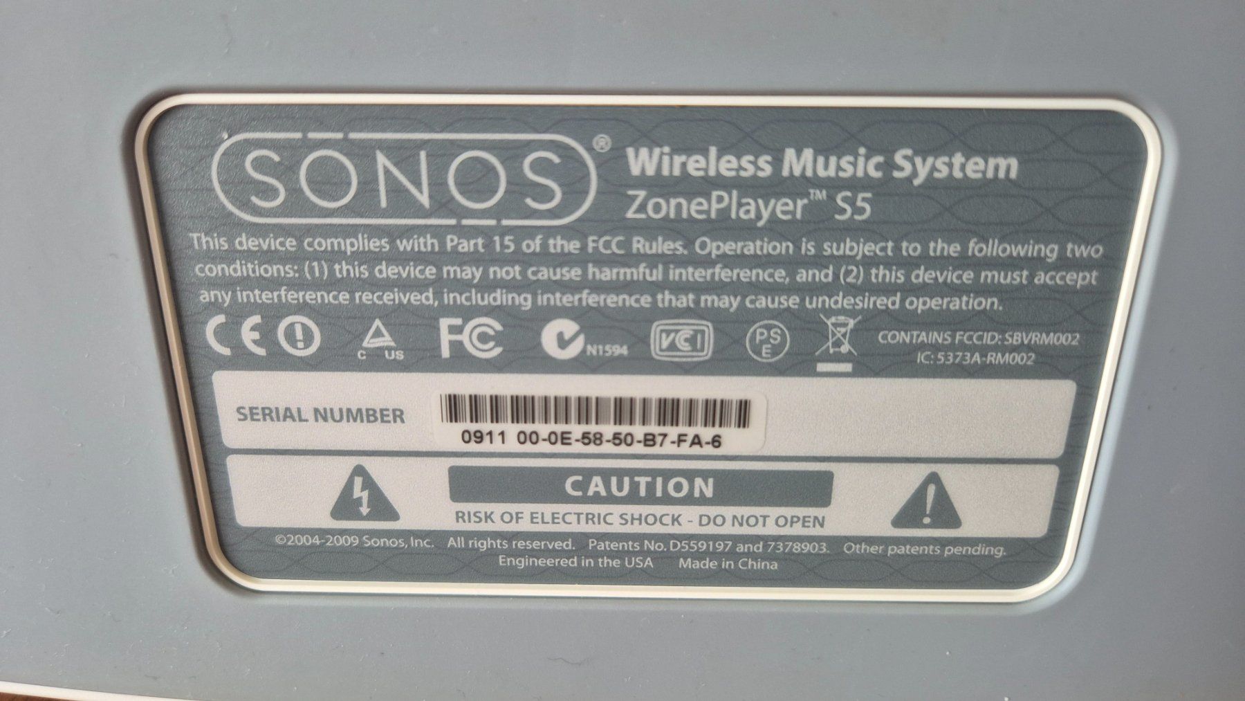 Sonos Lautsprecher: Sonos Cinq – Defekt aus Châtel-St-Denis von BigMike98 3