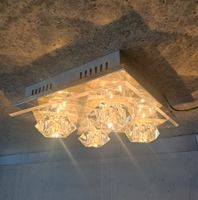 KEDSUM Kristall Optik 2-Stufen Deckenlampe Ceiling Lamp