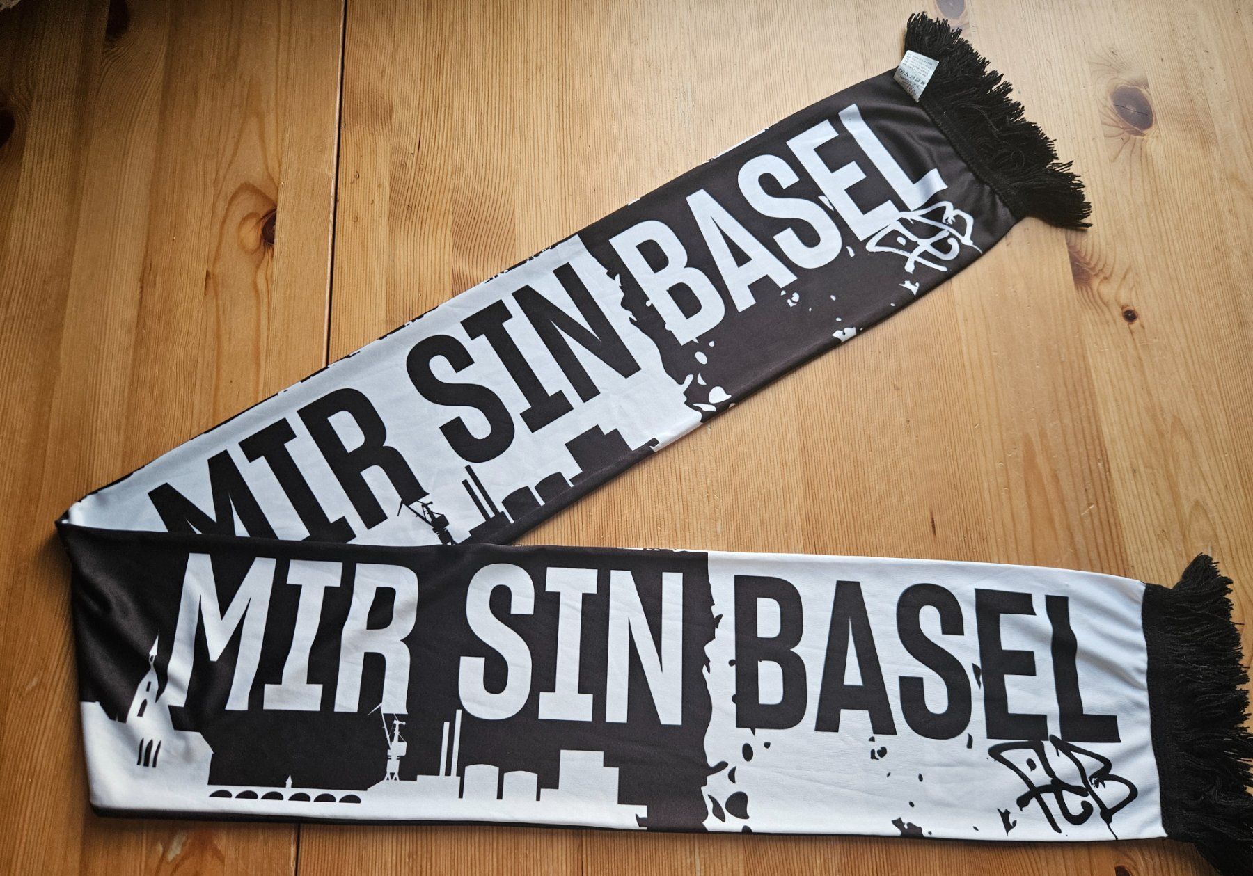 Foulard & Sciarpe: FC Basel Fan Schal MIR SIN BASEL FCB – Usato da Hägglingen venduto da United-Village-Trade 5