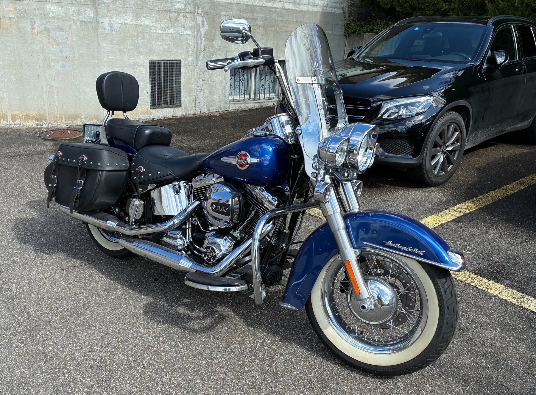 Harley-Davidson Chopper: Harley-Davidson FLSTC Softail Heritage Classic ABS – Usato da Zollikon venduto da proudhon
