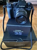 Kamera Fuyifilm X-T3 mit Objektiv 35mm Fuyinon und Zubehör