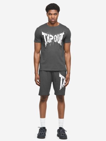 Tapout Dunlab T-Shirt & Shorts Set Olive & Braun M