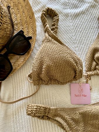 💣LAST CHANCE ❗️Bikini Beige Gr. S – NEU – Gratis Versand