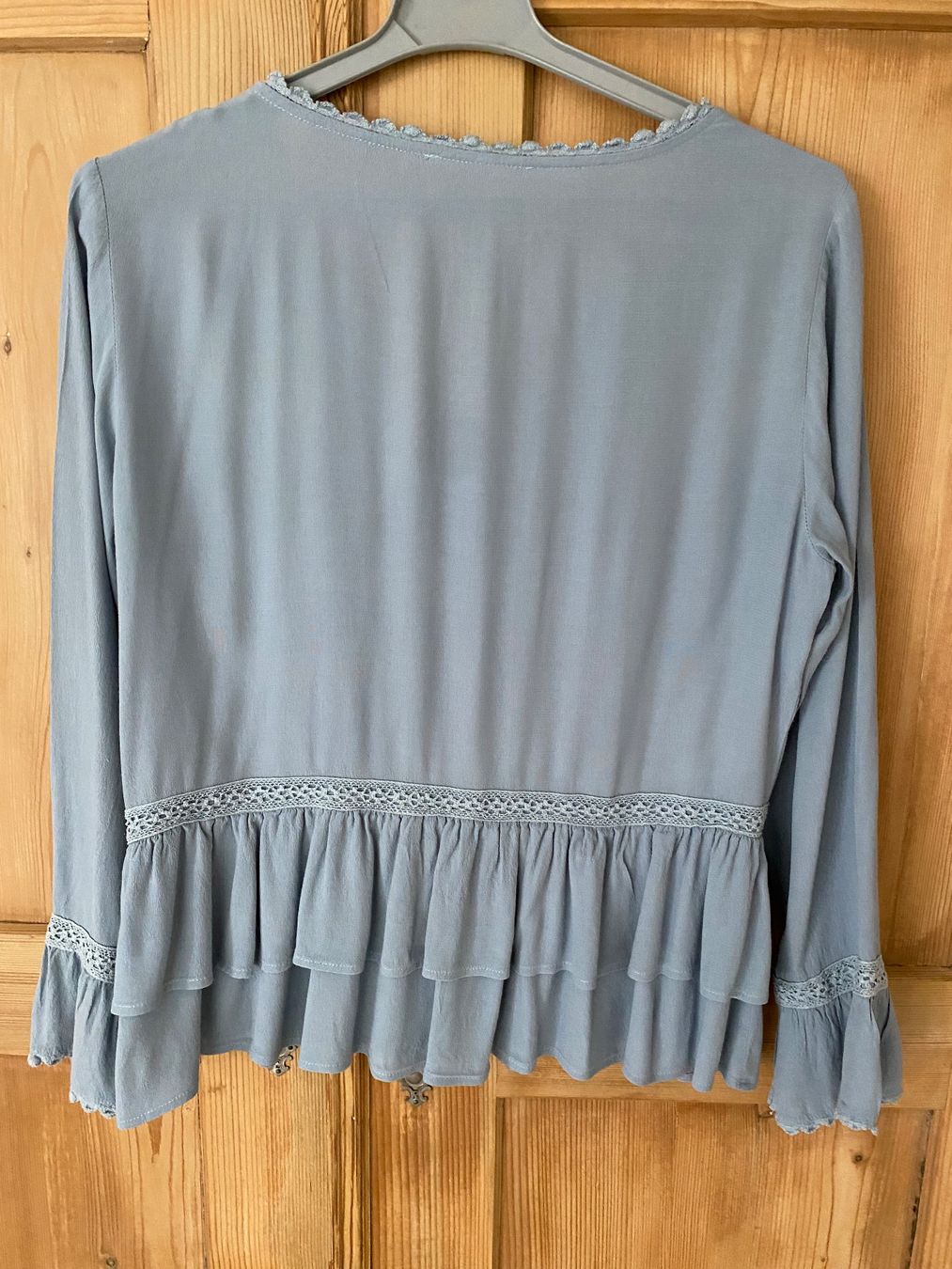 Camicette: Bluse, 38, Blau mit Spitze – Usato da Eiken venduto da jessycat01 2